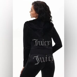 Juicy Couture Large
OG BIG BLING VELOUR HOODIE Vintage 90s 2000s